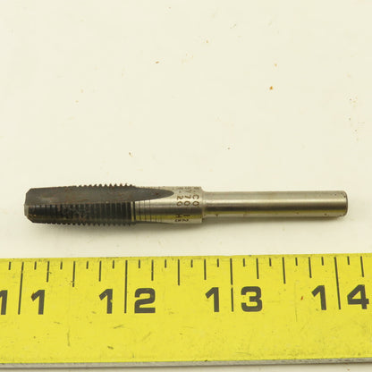 Hanson Whitney 7/16"-20 Straight Flute Tapered Bottoming Tap 1/4" Machine Shank