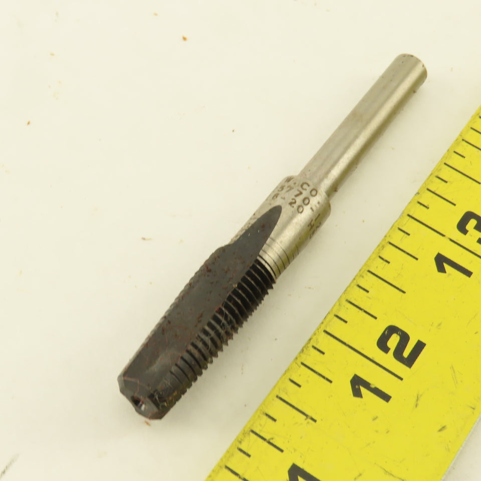 Hanson Whitney 7/16"-20 Straight Flute Tapered Bottoming Tap 1/4" Machine Shank