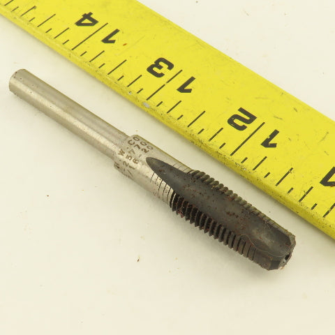 Hanson Whitney 7/16"-20 Straight Flute Tapered Bottoming Tap 1/4" Machine Shank