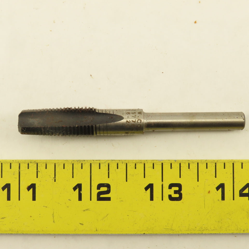 Hanson Whitney 7/16"-20 Straight Flute Tapered Bottoming Tap 1/4" Machine Shank