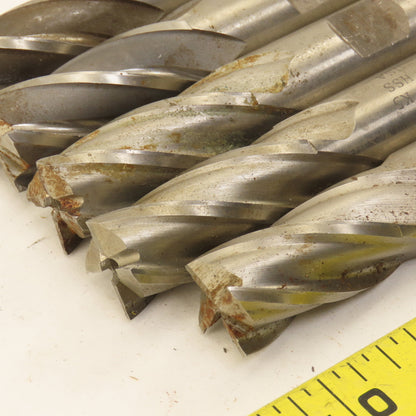 3/4" Dia. 4 Flute Twist Double Ended Square End Mill Lot Of 5
