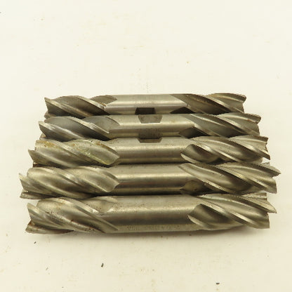 3/4" Dia. 4 Flute Twist Double Ended Square End Mill Lot Of 5