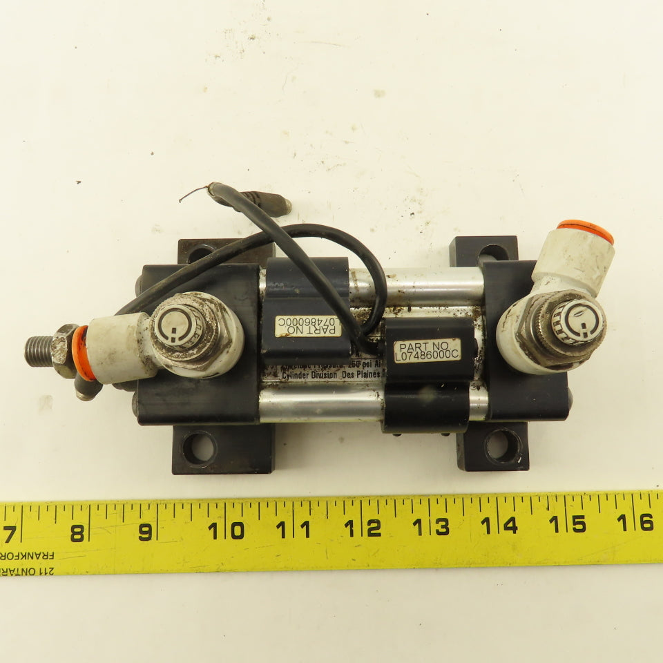 Parker CC2MAUS14AC 1-1/2" Bore 1-1/2" Stroke Magnetic Position Air Cylinder