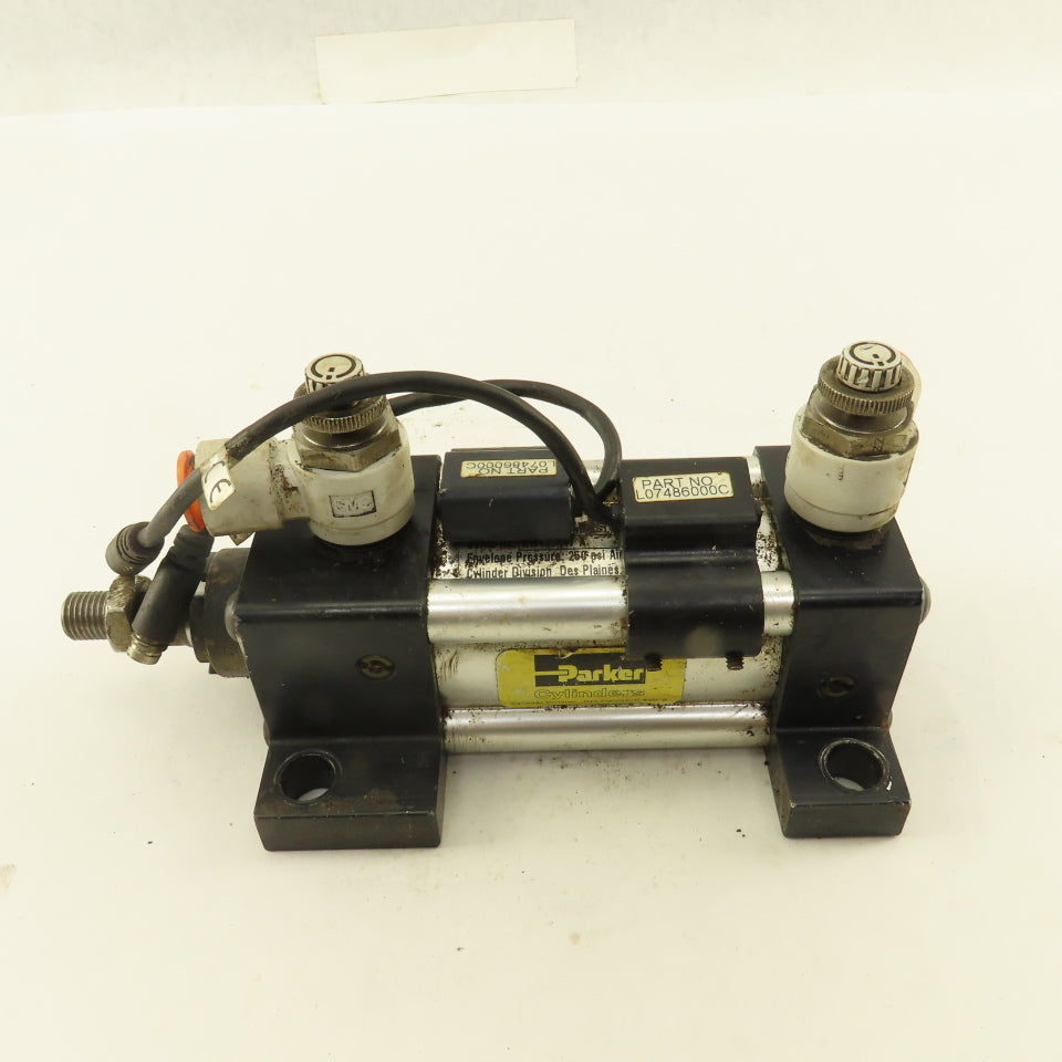 Parker CC2MAUS14AC 1-1/2" Bore 1-1/2" Stroke Magnetic Position Air Cylinder