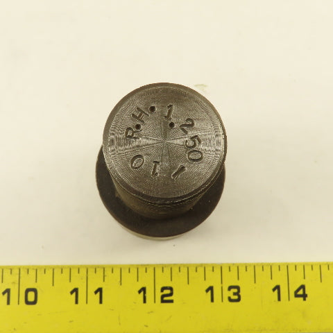 1-1/4"- 10 Standard Thread Plug Gauge Right Hand