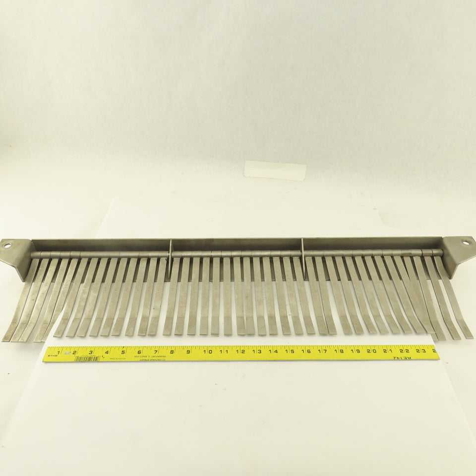 31" Wide Single Direction Material Pass Thru Guard Conveyor 34" Mounting Width