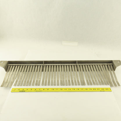 31" Wide Single Direction Material Pass Thru Guard Conveyor 34" Mounting Width