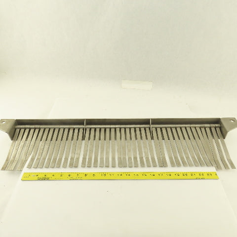 31" Wide Single Direction Material Pass Thru Guard Conveyor 34" Mounting Width