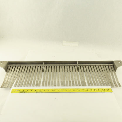 31" Wide Single Direction Material Pass Thru Guard Conveyor 34" Mounting Width