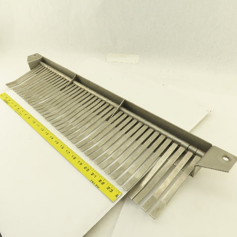 31" Wide Single Direction Material Pass Thru Guard Conveyor 34" Mounting Width