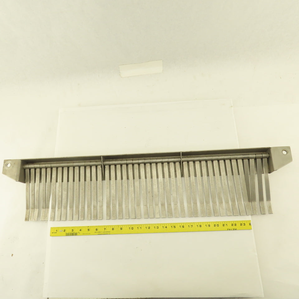 31" Wide Single Direction Material Pass Thru Guard Conveyor 34" Mounting Width