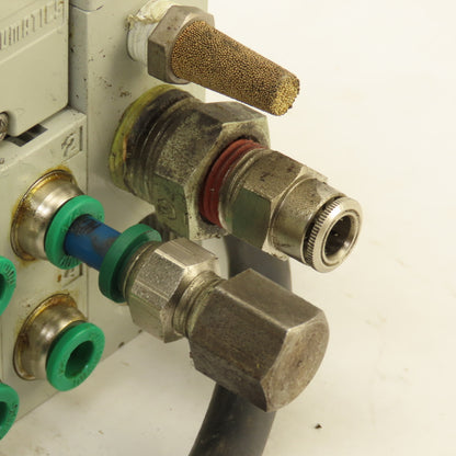 Numatics 052BA4Z2ML00061 Pneumatic Logic Solenoid Valve Bank 24VDC Coil