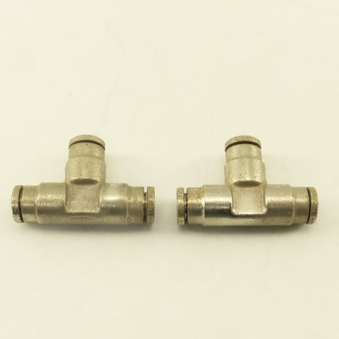 1/4" Push To Connect Stainless Steel TEE Lot Of 2