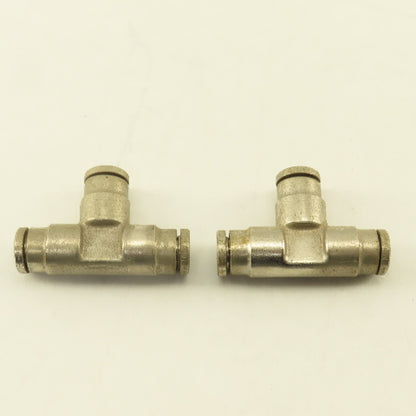 1/4" Push To Connect Stainless Steel TEE Lot Of 2