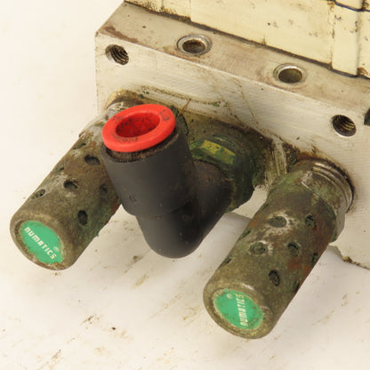SMC SY5240-5D 2 Position Pneumatic Logic Solenoid Valve Bank Manifold 24VDC Coil
