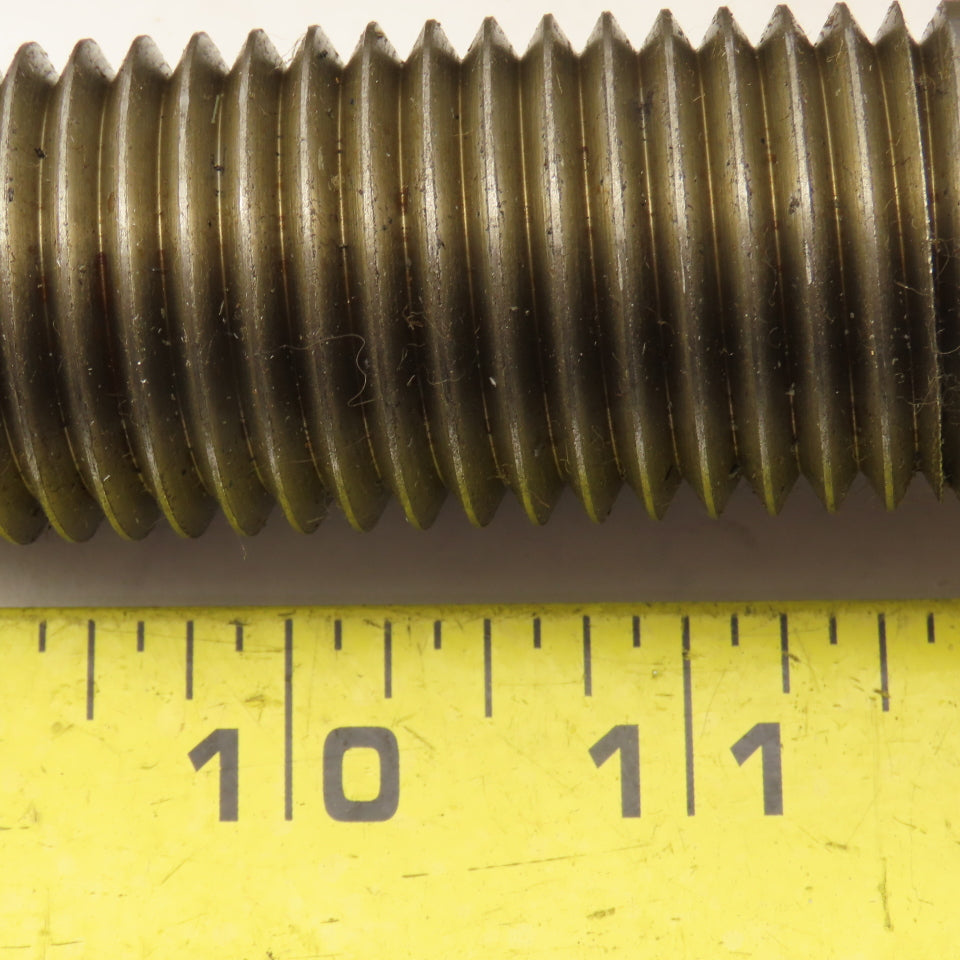 1-1/4"-7 x 4-1/2" Hex Head Bolt Custom Made Mild Steel Lot Of 3
