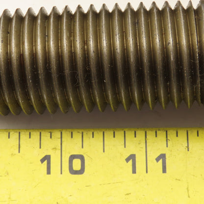 1-1/4"-7 x 4-1/2" Hex Head Bolt Custom Made Mild Steel Lot Of 3