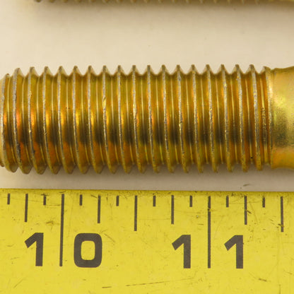 3/4"-10 x 4" Grade 8 Hex Bolt Yellow Zinc Lot Of 4