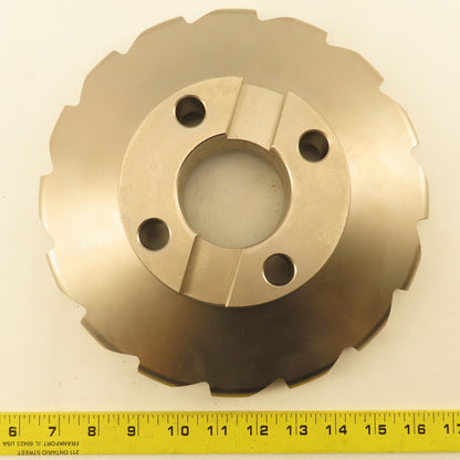 Widia VSM890-12 10" Dia. 16 Edge 90° Indexing Insert Shoulder End Shell Mill