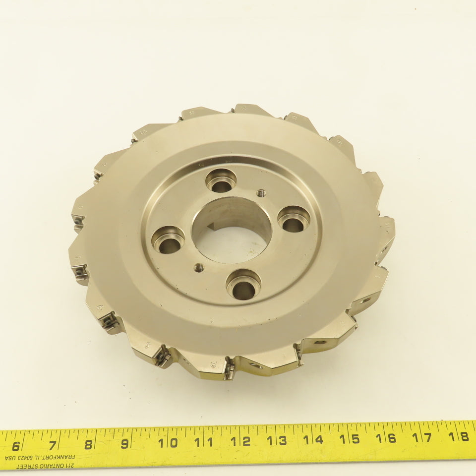 Widia VSM890-12 10" Dia. 16 Edge 90° Indexing Insert Shoulder End Shell Mill