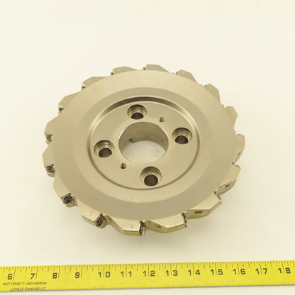 Widia VSM890-12 10" Dia. 16 Edge 90° Indexing Insert Shoulder End Shell Mill