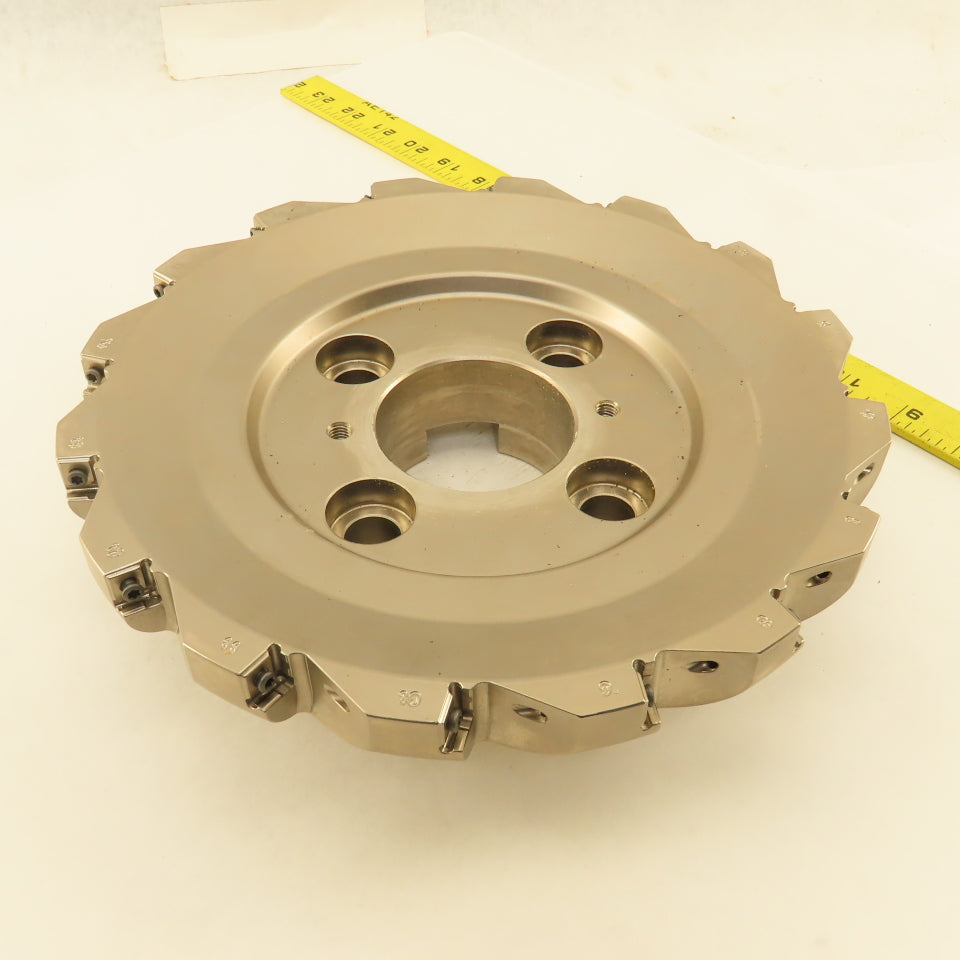Widia VSM890-12 10" Dia. 16 Edge 90° Indexing Insert Shoulder End Shell Mill