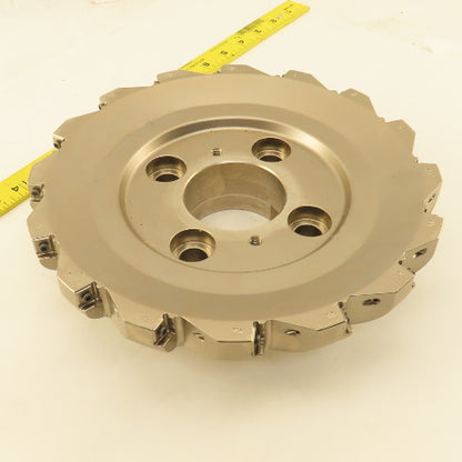 Widia VSM890-12 10" Dia. 16 Edge 90° Indexing Insert Shoulder End Shell Mill