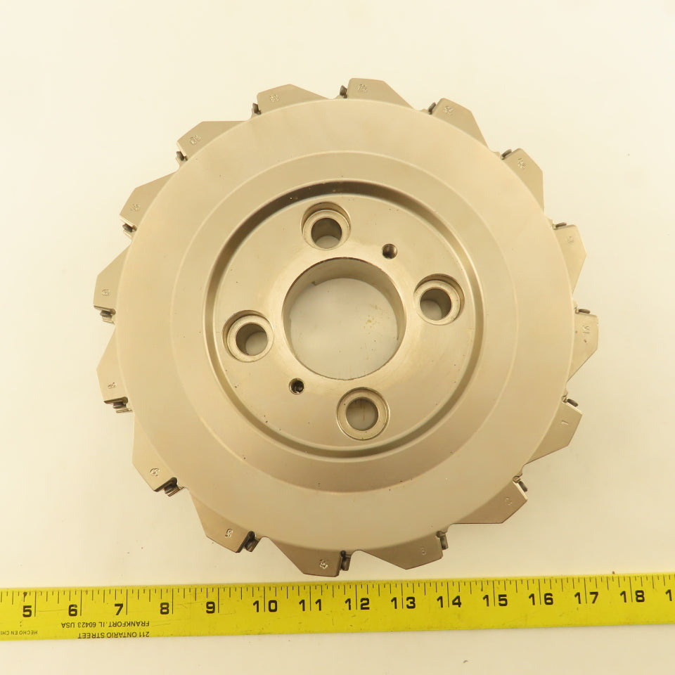 Widia VSM890-12 10" Dia. 16 Edge 90° Indexing Insert Shoulder End Shell Mill