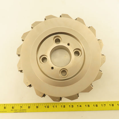 Widia VSM890-12 10" Dia. 16 Edge 90° Indexing Insert Shoulder End Shell Mill