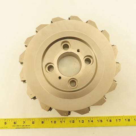 Widia VSM890-12 10" Dia. 16 Edge 90° Indexing Insert Shoulder End Shell Mill