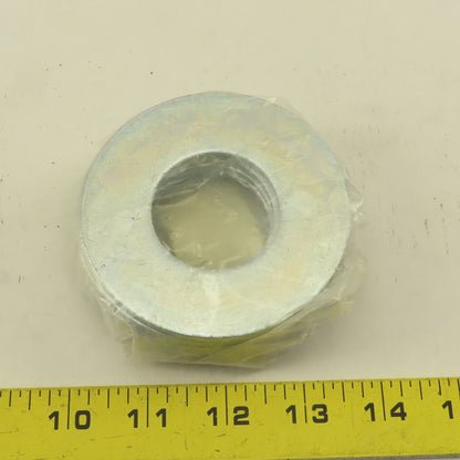 1-1/2" Standard Flat Washer Zinc 3-1/2" OD Lot Of 5