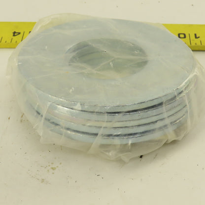1-1/2" Standard Flat Washer Zinc 3-1/2" OD Lot Of 5