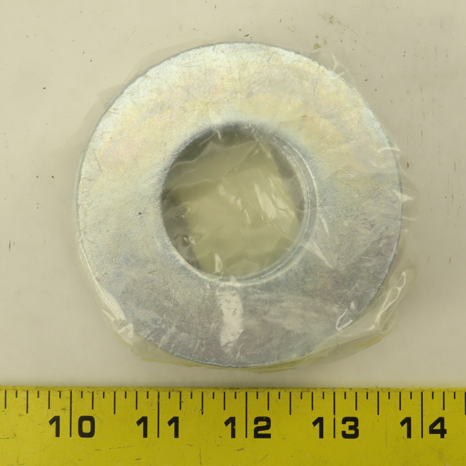 1-1/2" Standard Flat Washer Zinc 3-1/2" OD Lot Of 5