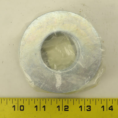1-1/2" Standard Flat Washer Zinc 3-1/2" OD Lot Of 5