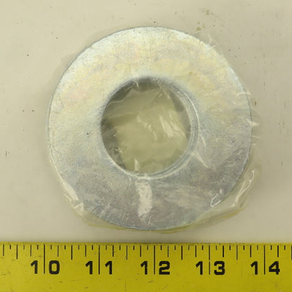 1-1/2" Standard Flat Washer Zinc 3-1/2" OD Lot Of 5