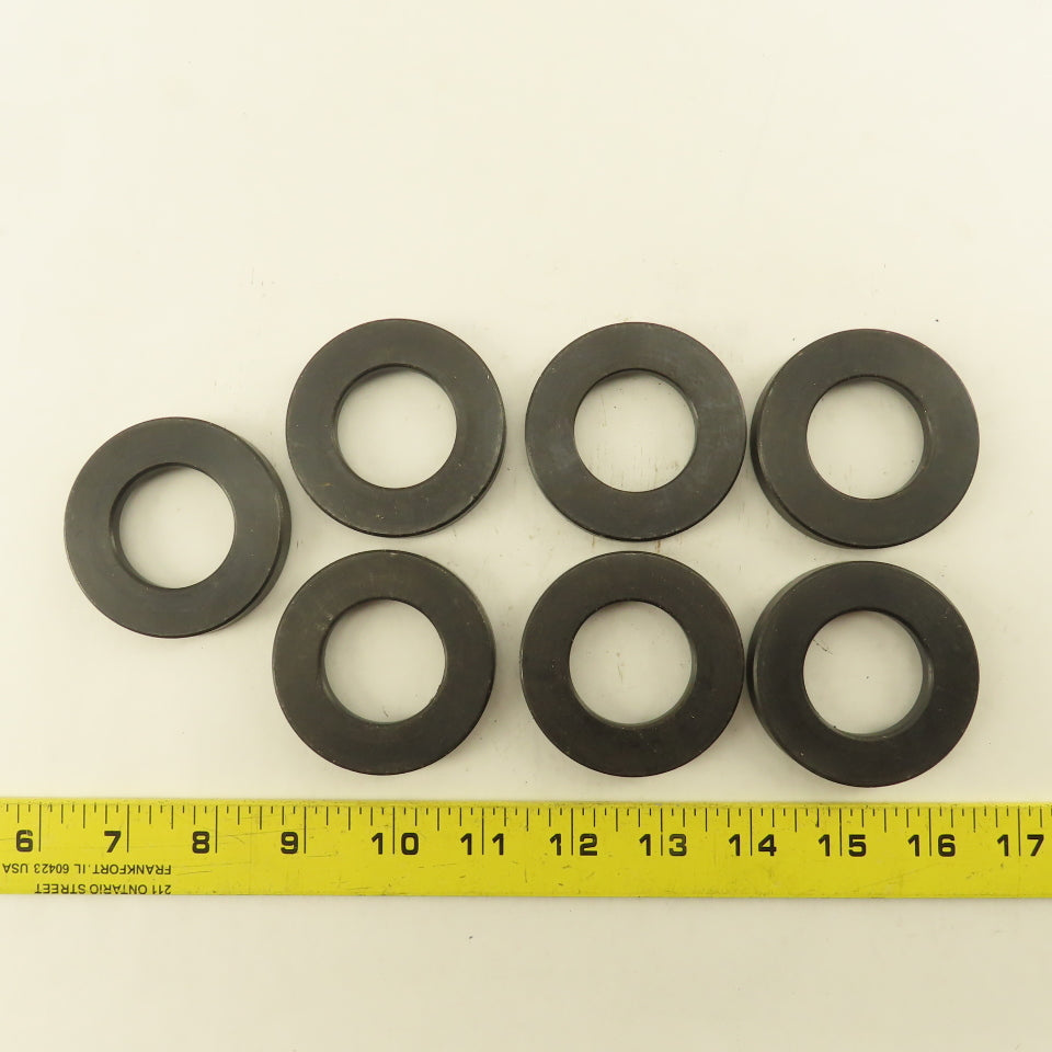 1-3/8" ID Concave Spherical Washer 2-1/2" OD Bottom Only Lot Of 7
