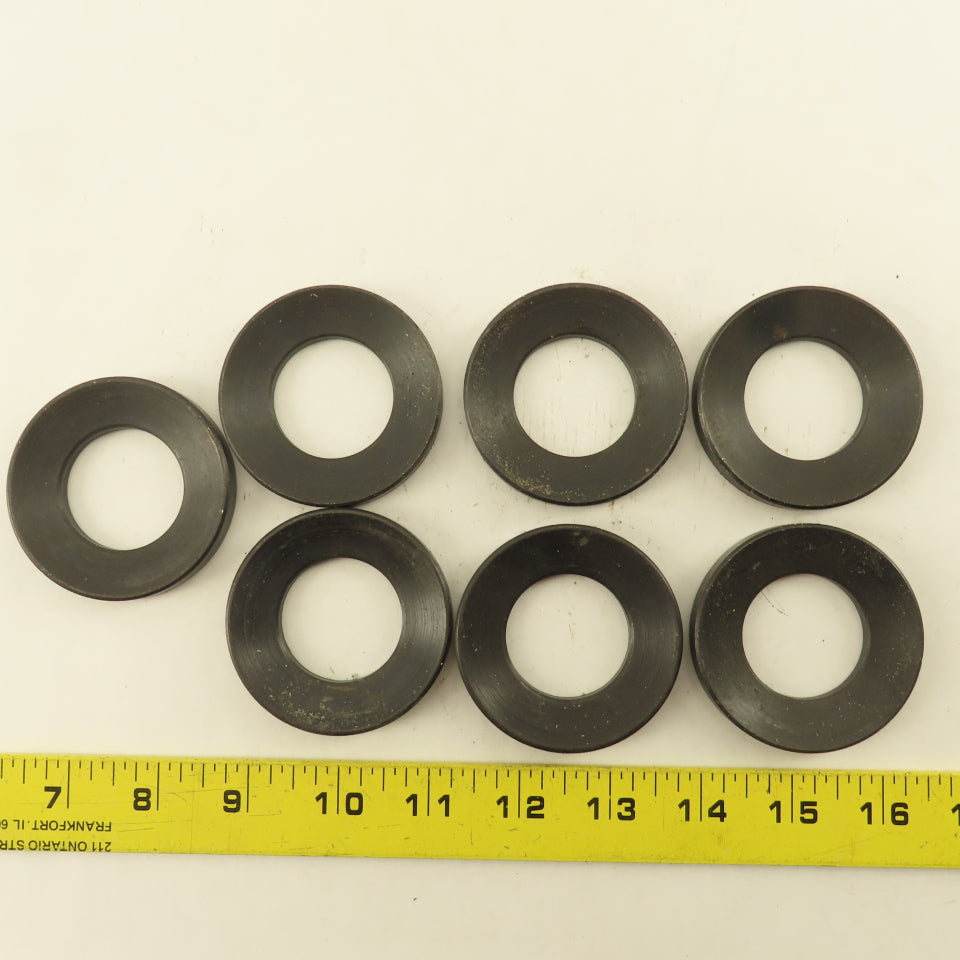1-3/8" ID Concave Spherical Washer 2-1/2" OD Bottom Only Lot Of 7