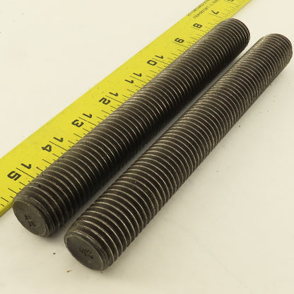 1"-8 Full Length Thread Threaded Rod Stud 8" Long Lot Of 2