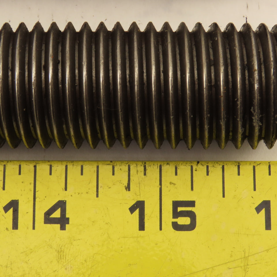 1"-8 Full Length Thread Threaded Rod Stud 8" Long Lot Of 2