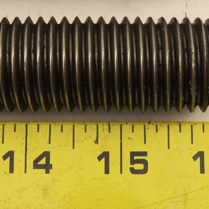1"-8 Full Length Thread Threaded Rod Stud 8" Long Lot Of 2