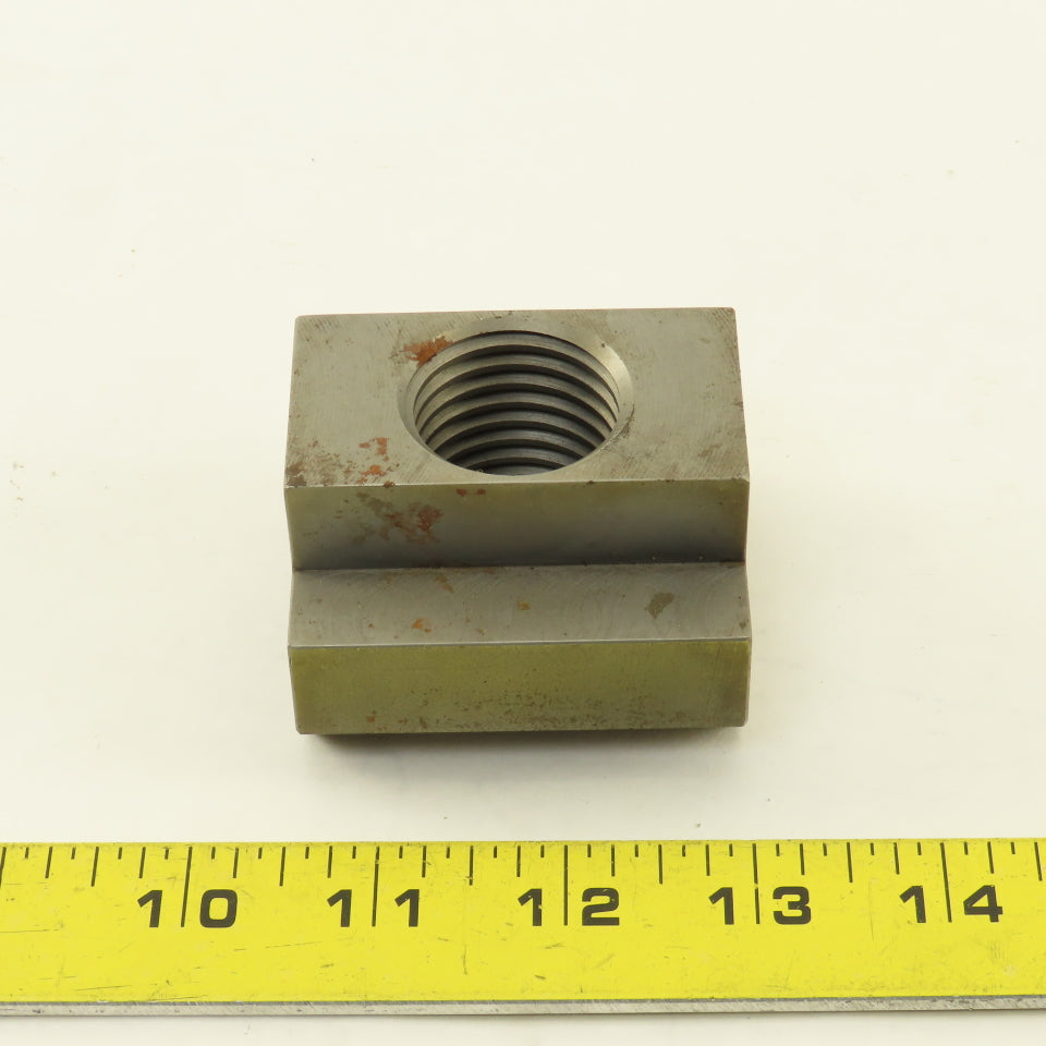 1-1/4"-7 Thread 2-1/2" Head Width T-Slot Nut 1-3/4" Tall Custom Made