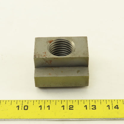 1-1/4"-7 Thread 2-1/2" Head Width T-Slot Nut 1-3/4" Tall Custom Made