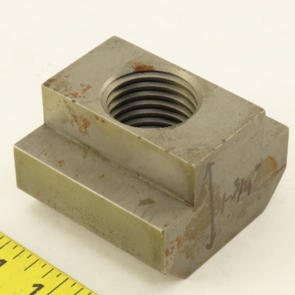 1-1/4"-7 Thread 2-1/2" Head Width T-Slot Nut 1-3/4" Tall Custom Made