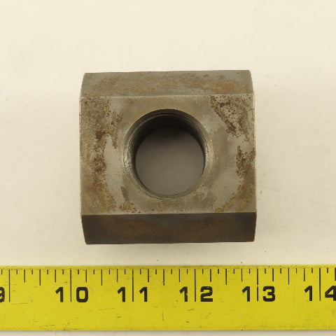 1-1/4"-7 Thread 2-1/2" Head Width T-Slot Nut 1-3/4" Tall Custom Made