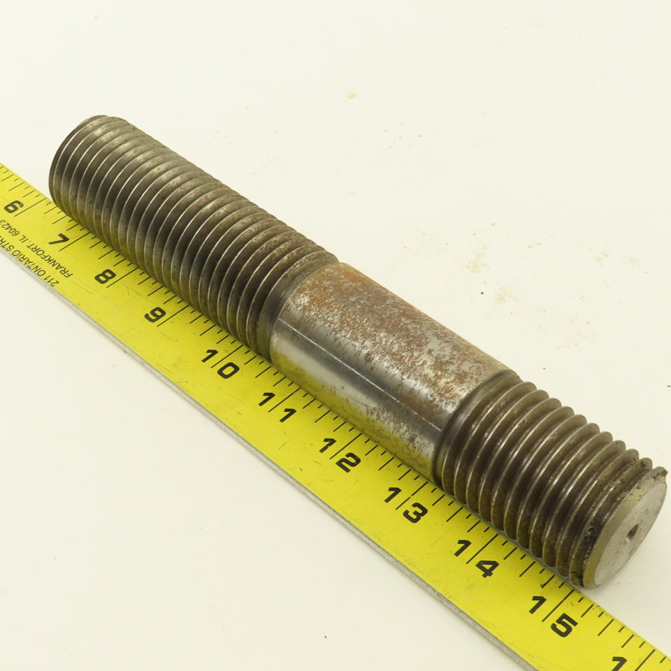 1-1/2"-6 Double Ended Threaded Stud 4" x 2" Thread Length 8-3/4" OAL