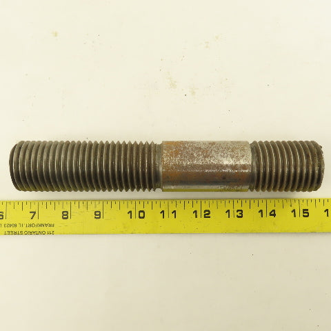 1-1/2"-6 Double Ended Threaded Stud 4" x 2" Thread Length 8-3/4" OAL