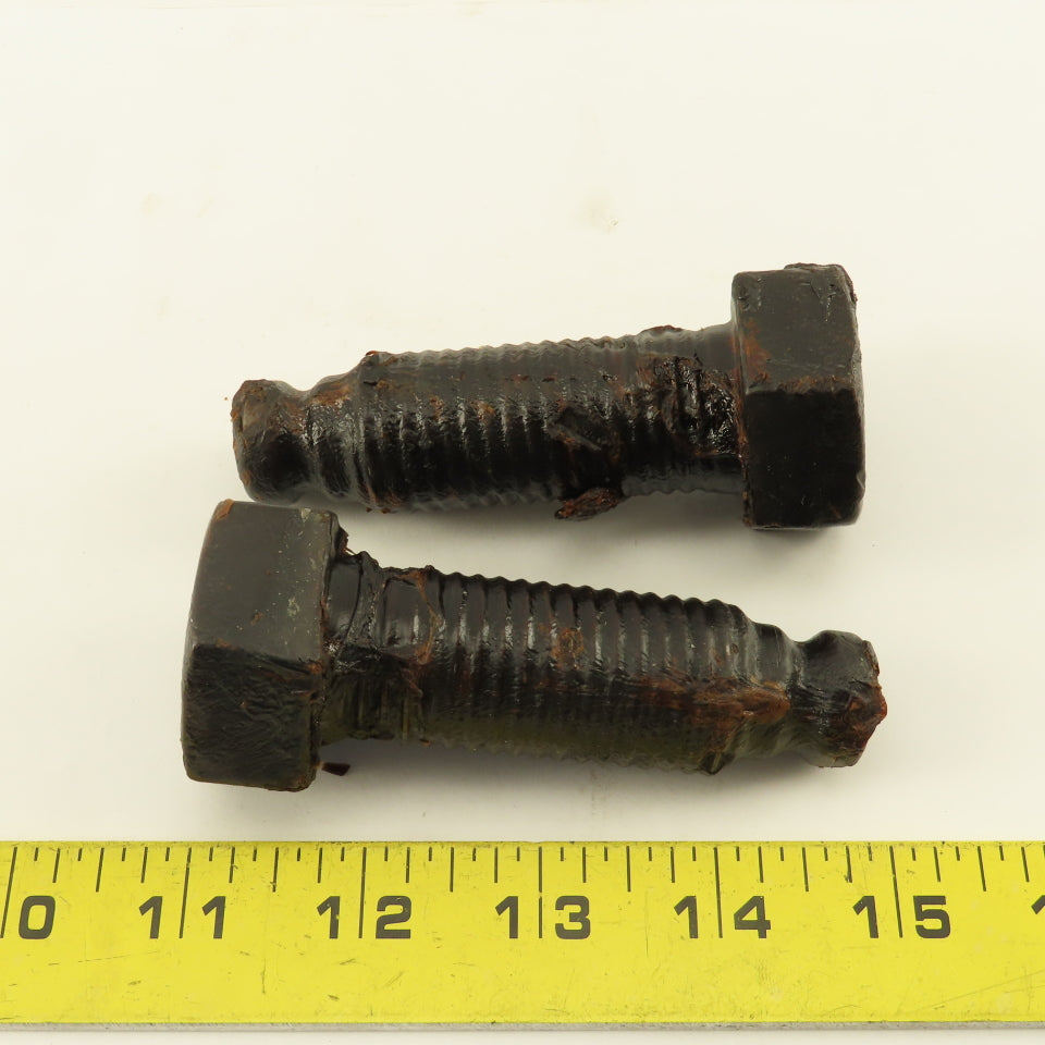 1"-8 x 3" Hex Head Locating Bolt Lot Of 2