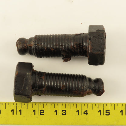 1"-8 x 3" Hex Head Locating Bolt Lot Of 2
