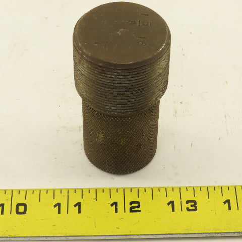 1-5/8" - 16 NF Thread Plug Gauge Right Hand