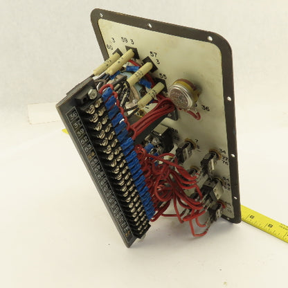 Ingersoll Cutter Grinder Machine Operator Button Switch Panel